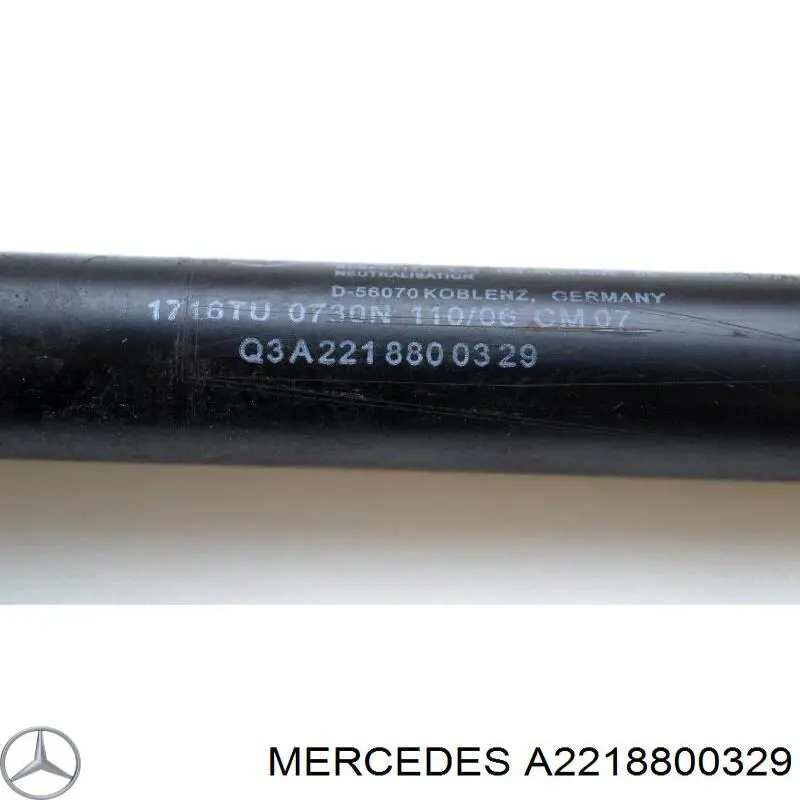 Amortiguador de capó A2218800329 Mercedes