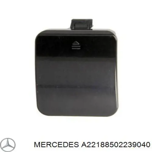 A22188502239040 Mercedes Cobertura de parachoques, enganche de remolque, delantera 