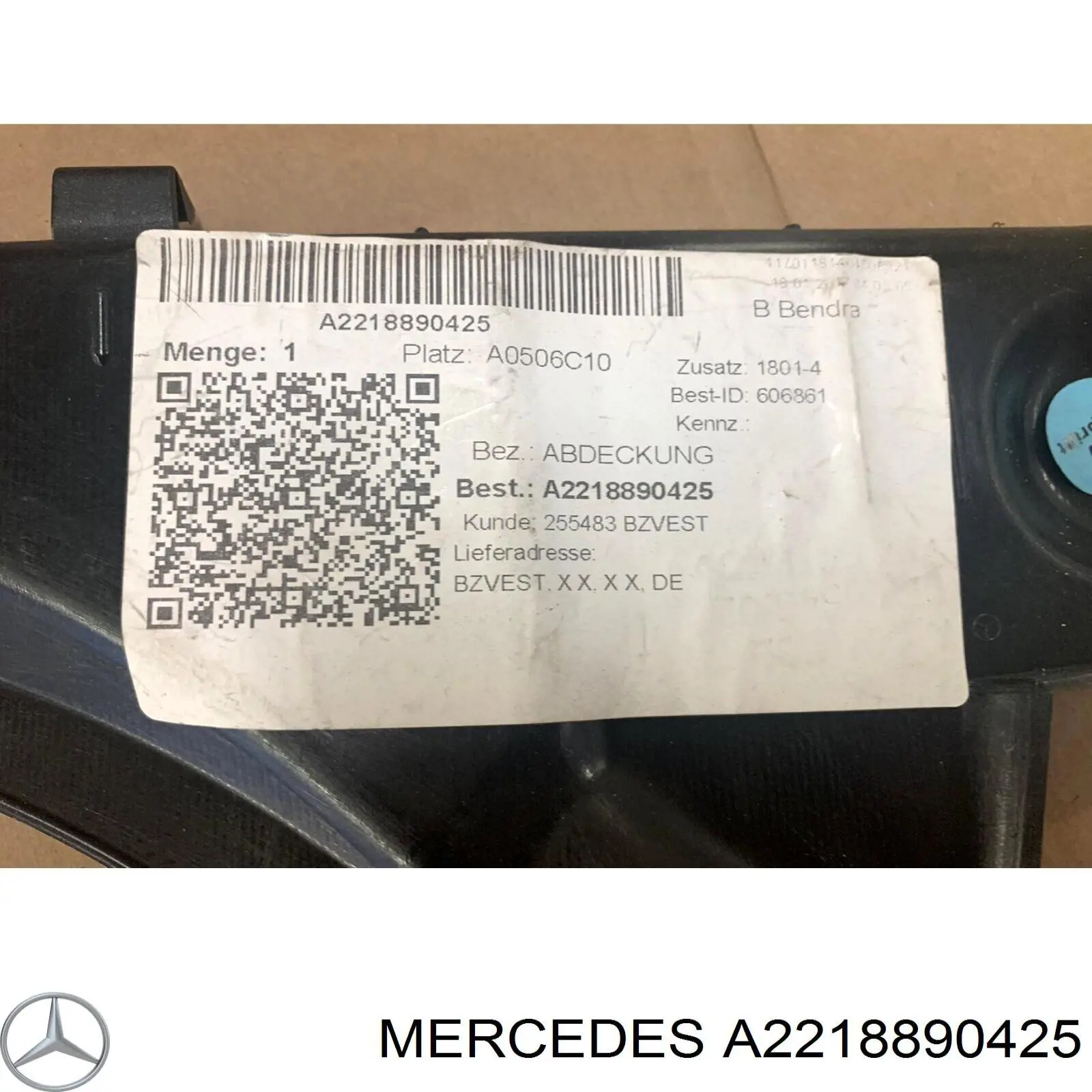  Mercedes A2218890425