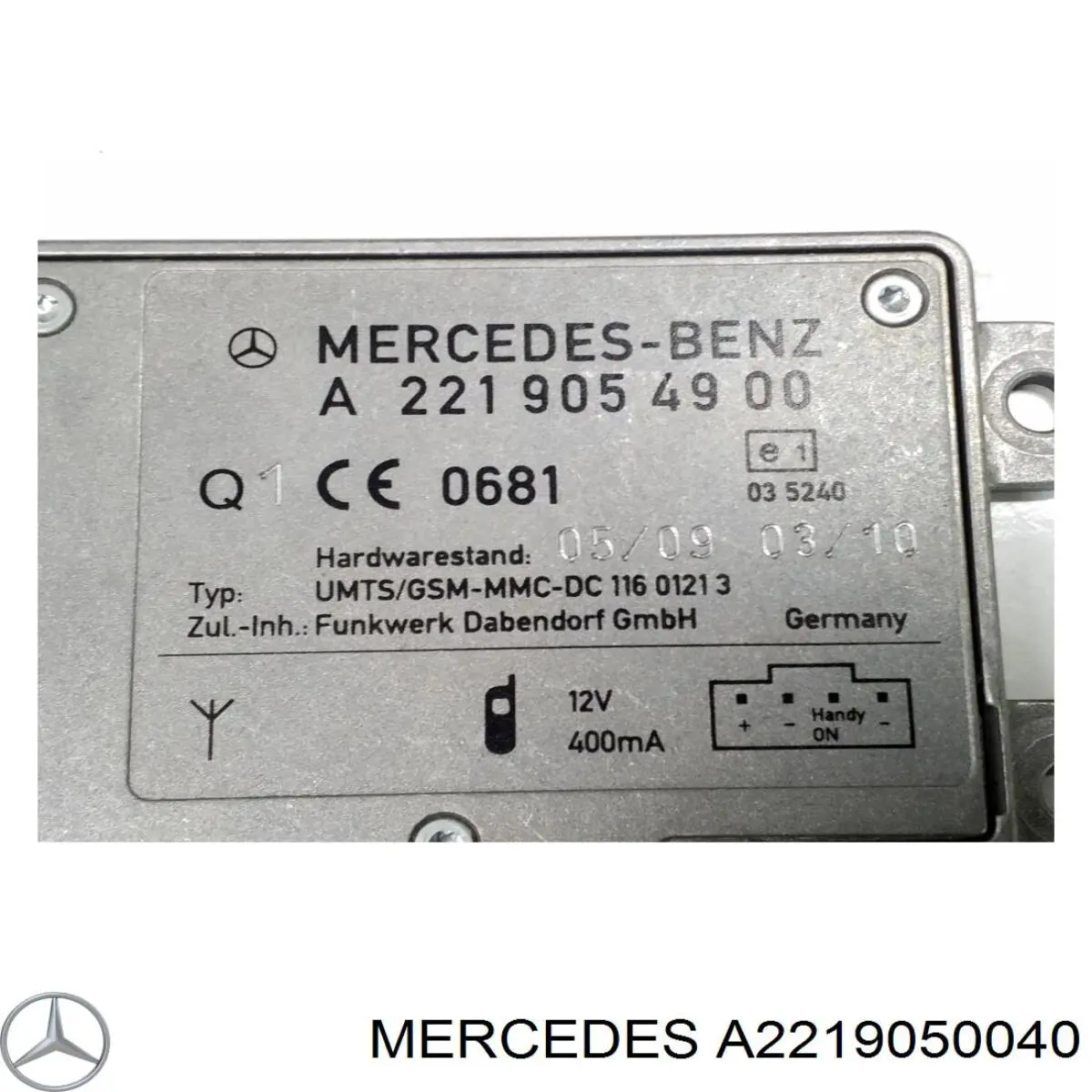 2219055000 Mercedes amplificador de señal