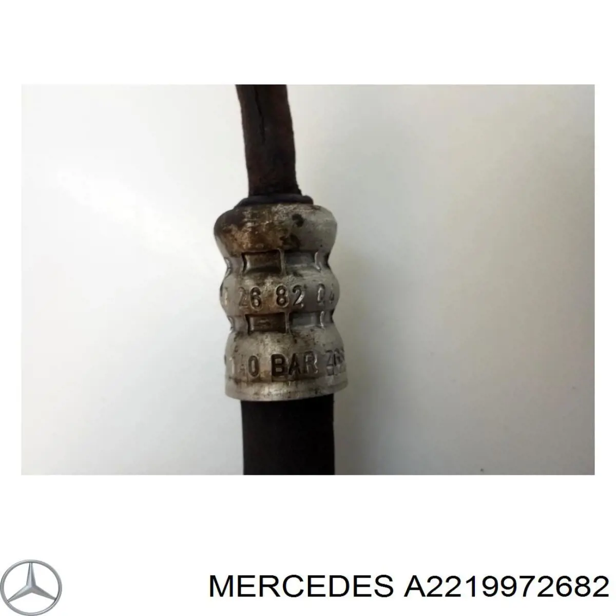 Manguera de baja presión de la dirección asistida, de la cremallera al radiador Mercedes A2219972682 precio, desde 93,73 EUR