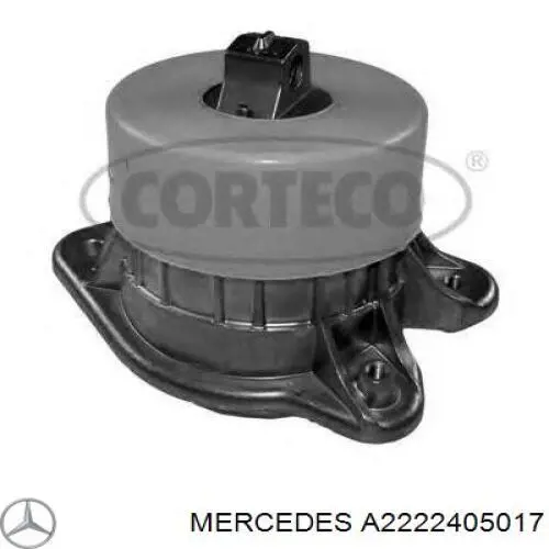 A2222405017 Mercedes soporte de motor derecho