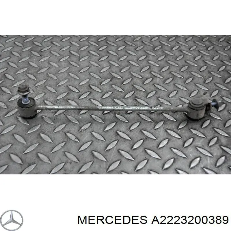 2223200389 Mercedes barra estabilizadora trasera izquierda