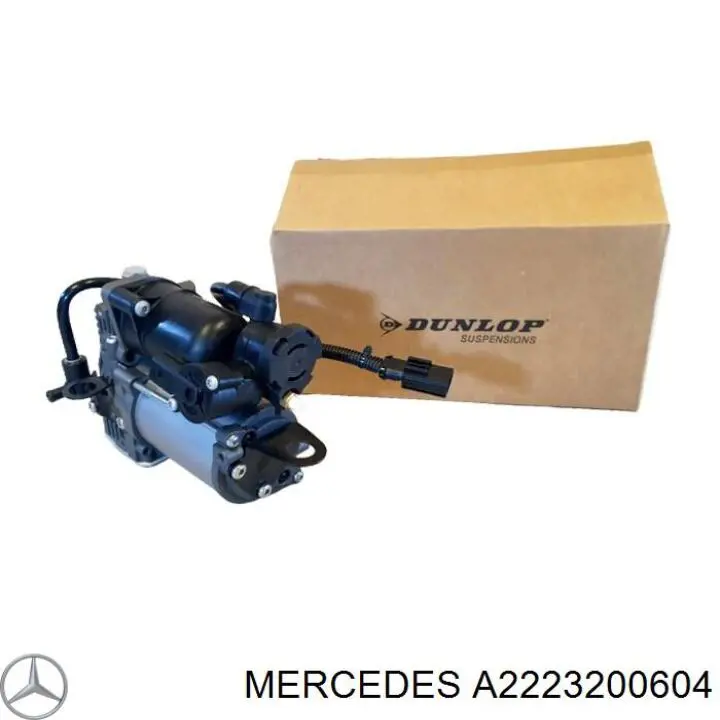 Compresor de suspensión neumática A2223200604 Mercedes