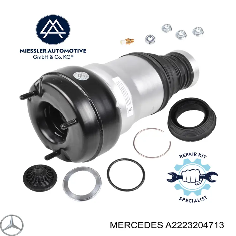 A2223204713 Mercedes amortiguador delantero izquierdo