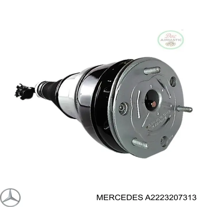 A2223207313 Mercedes amortiguador trasero izquierdo