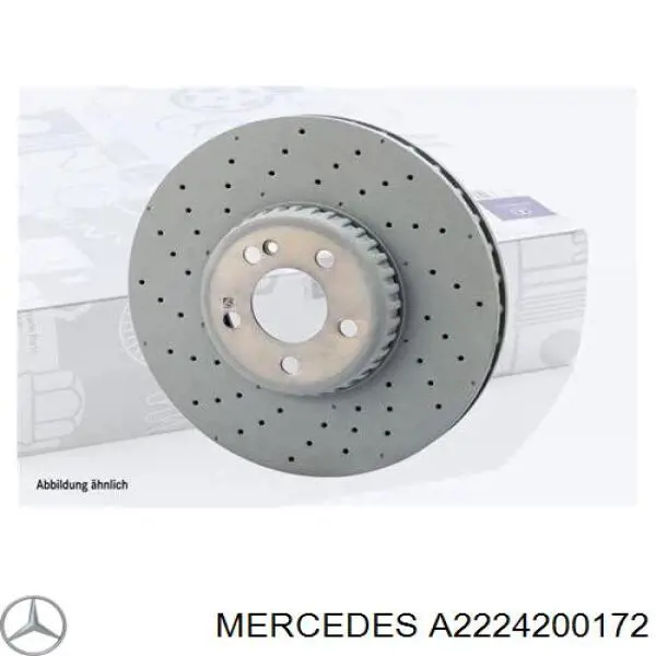 Frenos delanteros Mercedes A2224200172 precio, desde 185,04 EUR