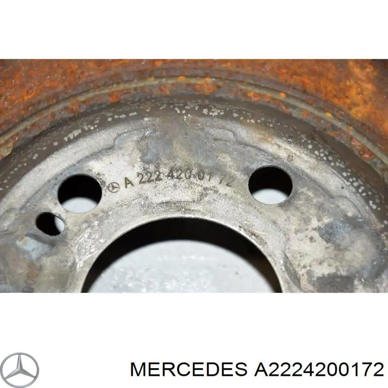 Disco de freno A2224200172 Mercedes