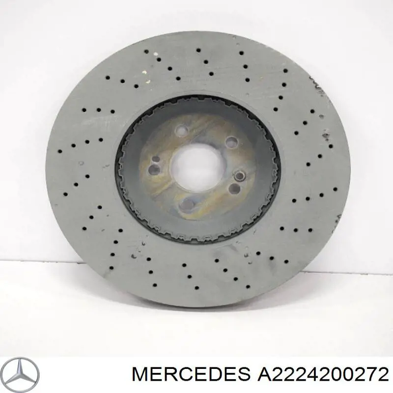 A2224200272 Mercedes freno de disco delantero