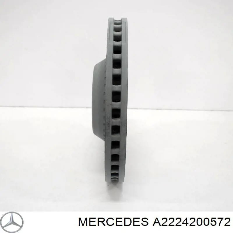 Disco de freno trasero 2224200572 Mercedes