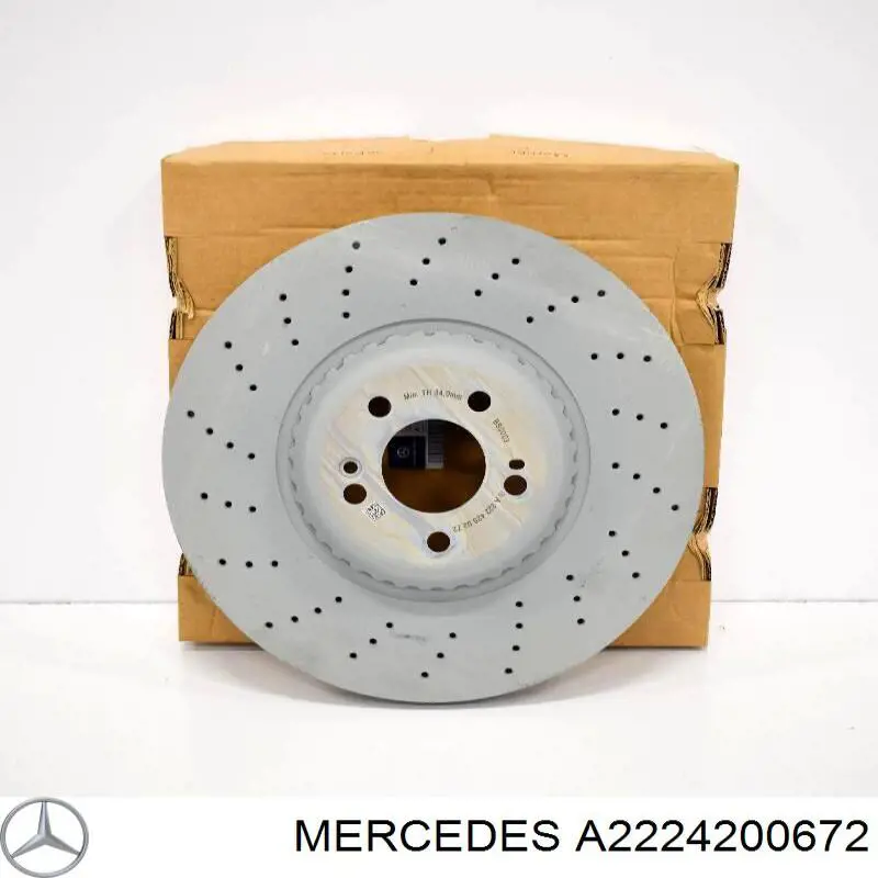 Disco de freno trasero Mercedes A2224200672 precio, desde 186,01 EUR