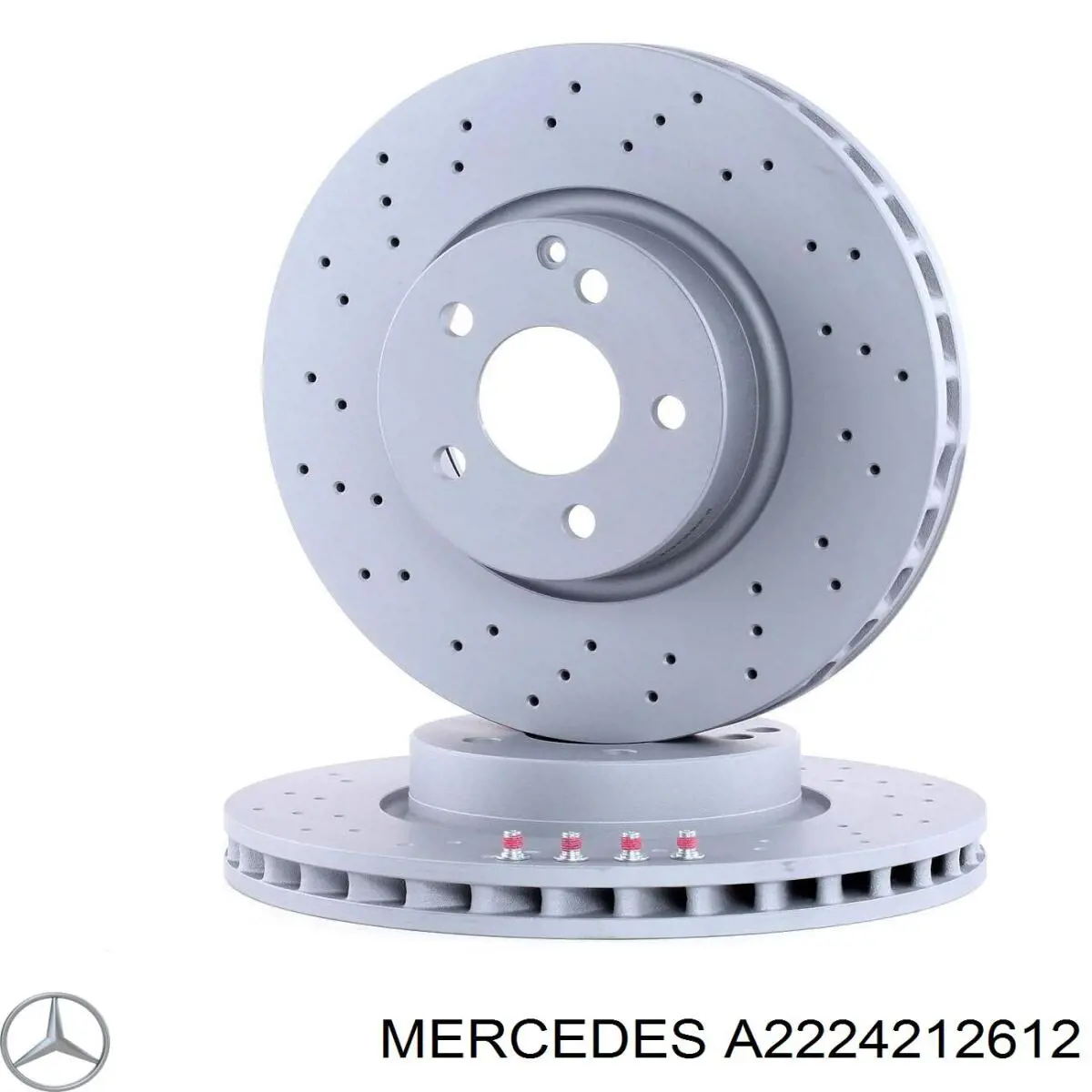 A2224212612 Mercedes disco de freno delantero