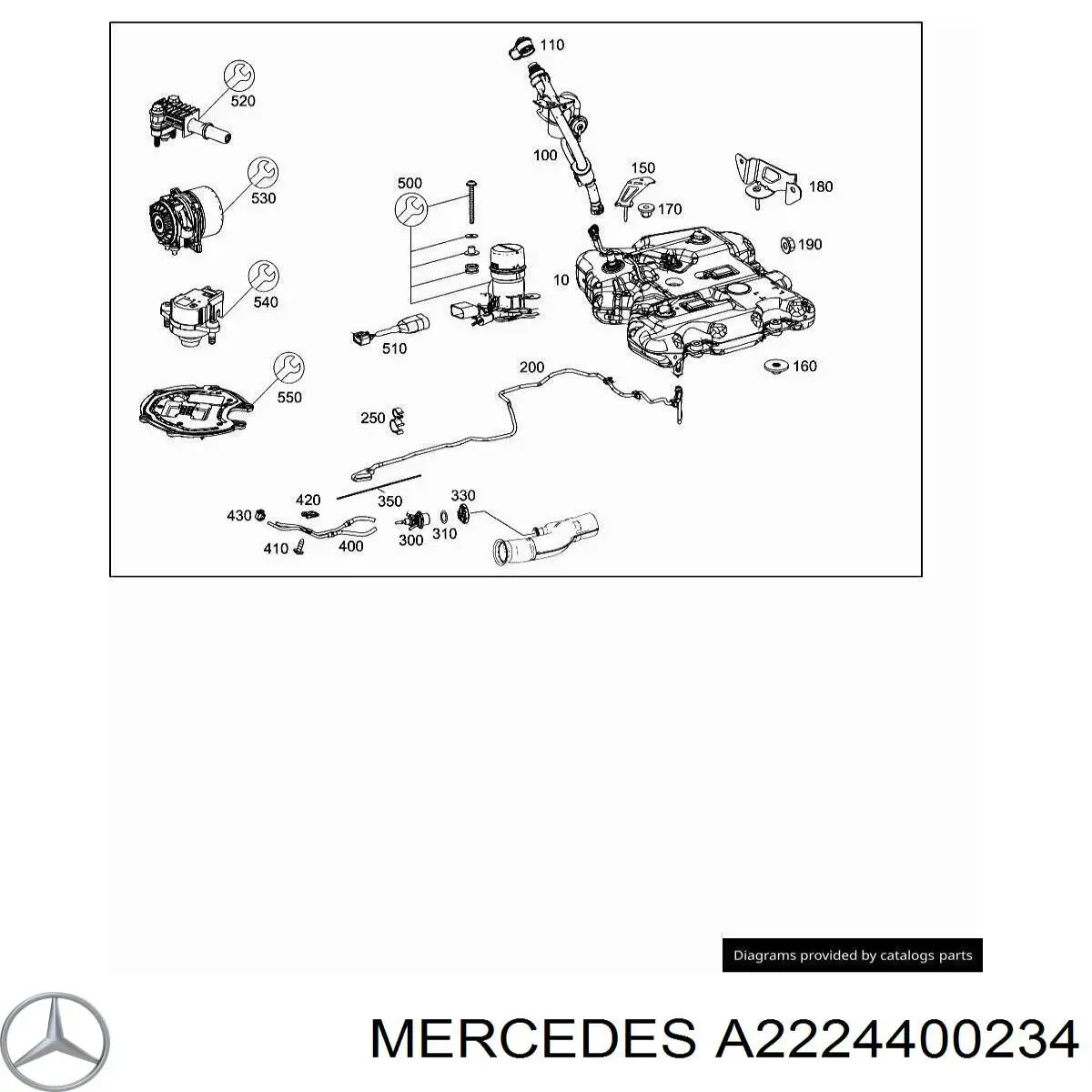  Mercedes A2224400234 precio, desde 57,56 EUR