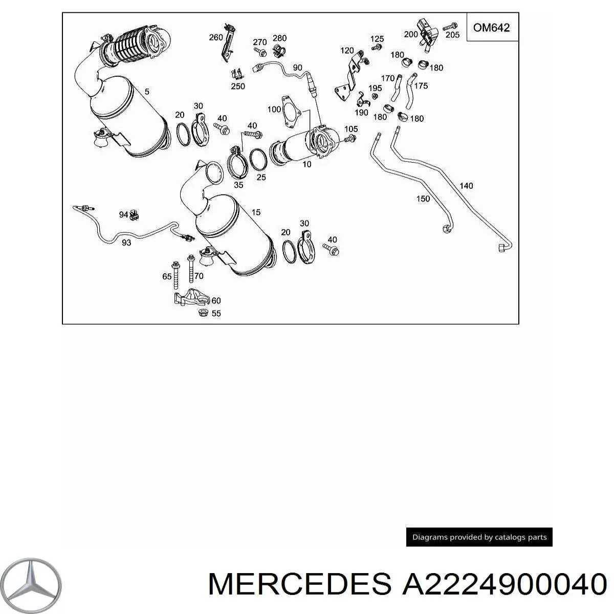 A2224900040 Mercedes