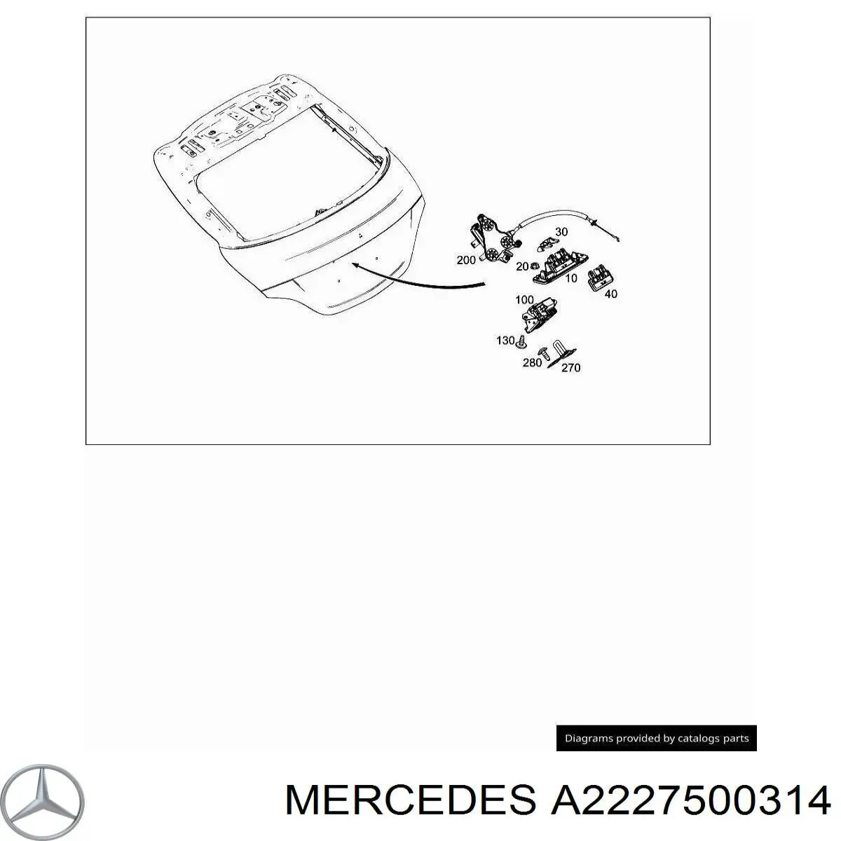  Mercedes A2227500314 precio, desde 14,85 EUR