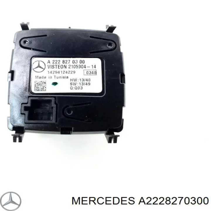 Reloj interior Mercedes A2228270300 precio, desde 207,64 EUR