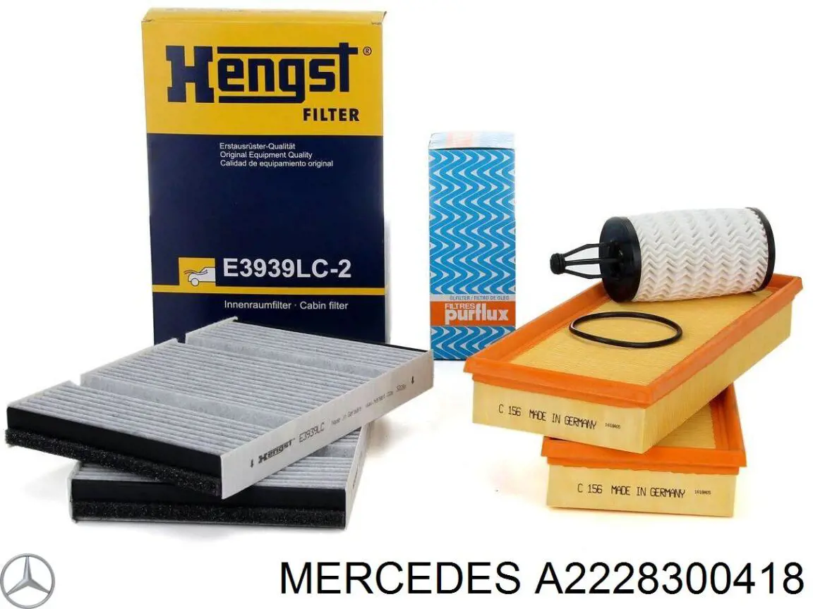 Filtro de habitáculo MERCEDES A2228300418