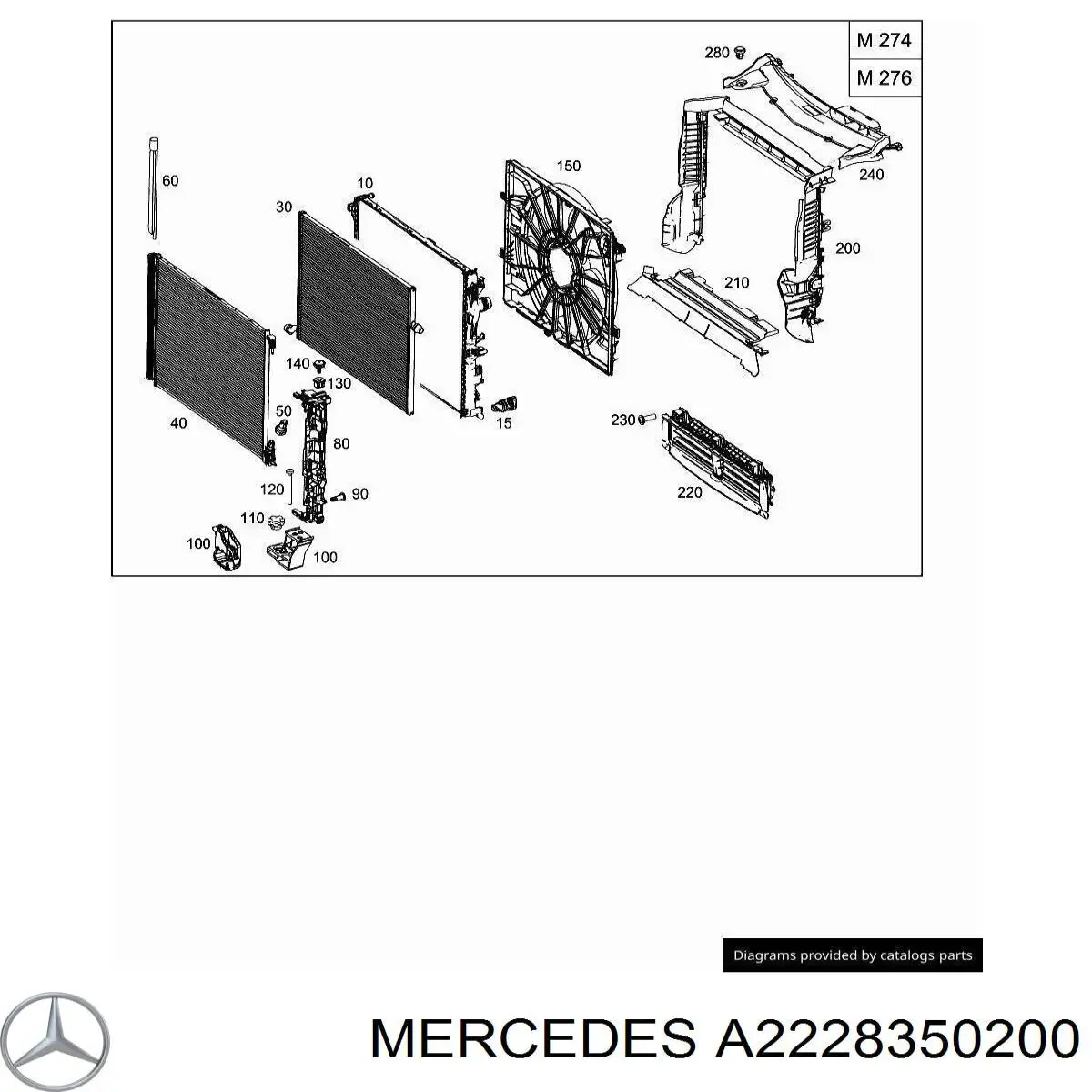 Comprar A2228350200 Mercedes Filtro secador de aire acondicionado