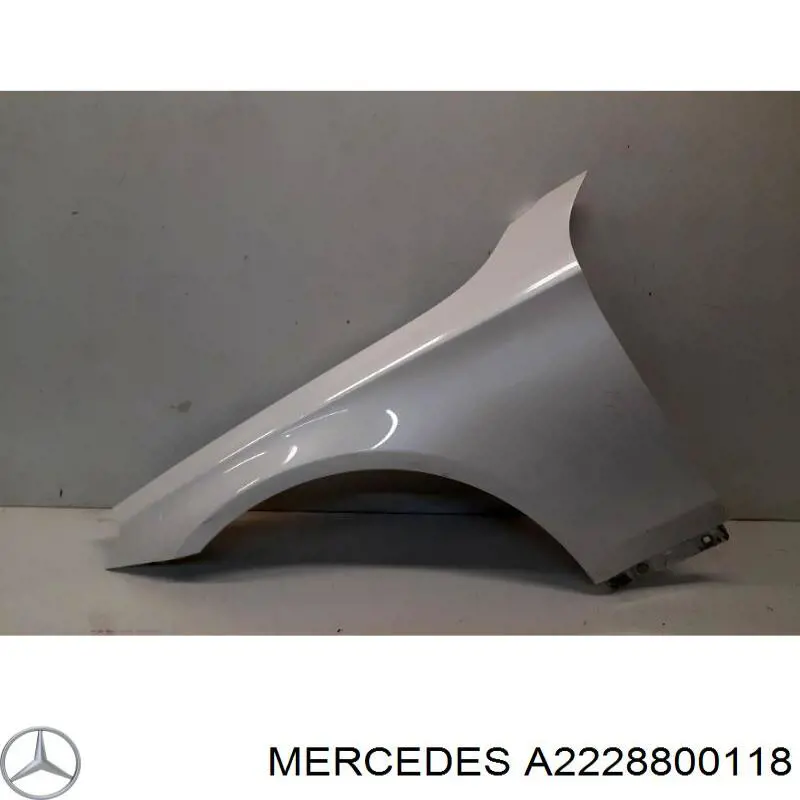 A2228800118 Mercedes guardabarros delantero izquierdo