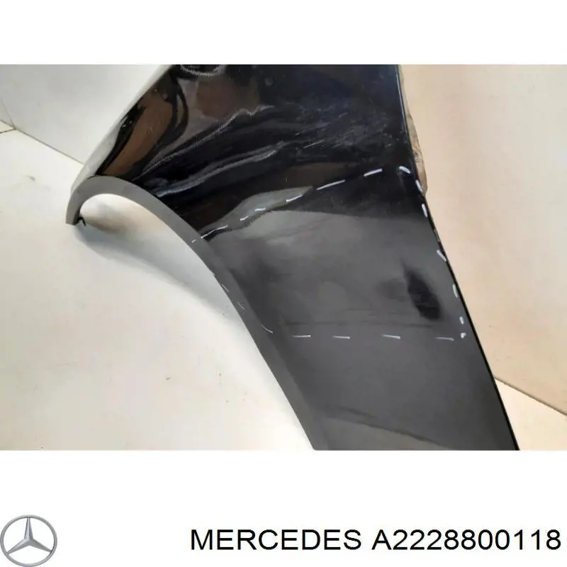 Aleta delantera izquierda Mercedes A2228800318 precio, desde 298,41 EUR
