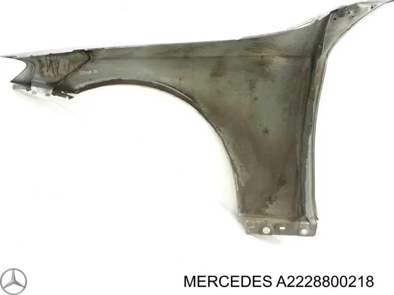 A2228800218 Mercedes guardabarros delantero derecho