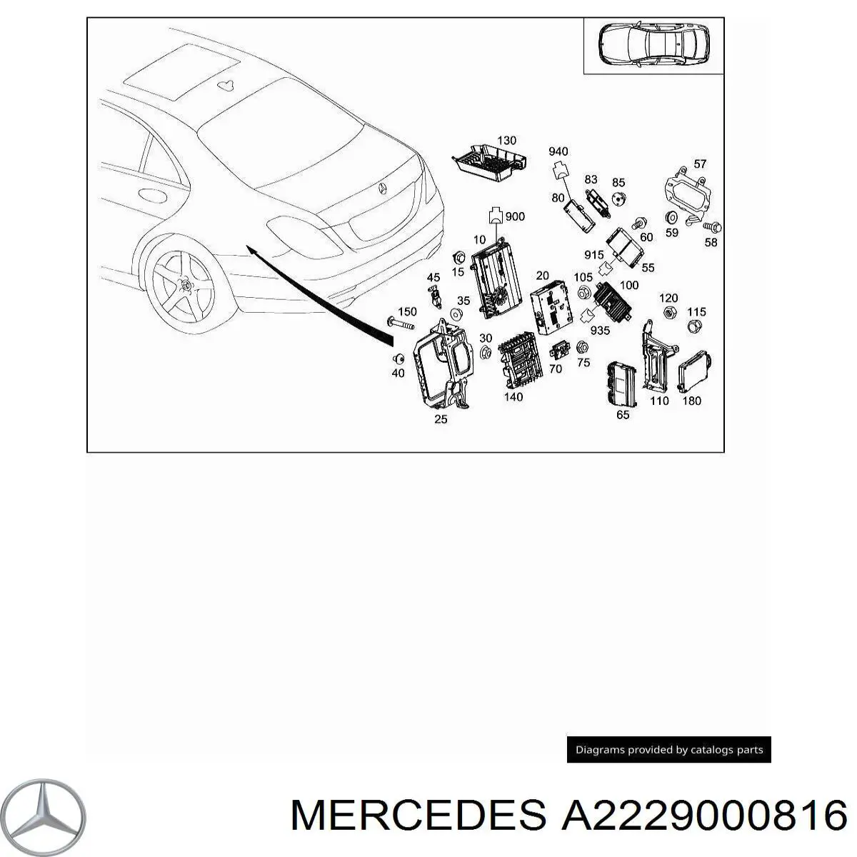 A2229000816 Mercedes