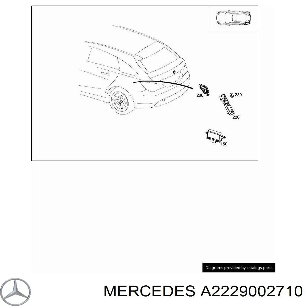 Comprar A2229002710 Mercedes 