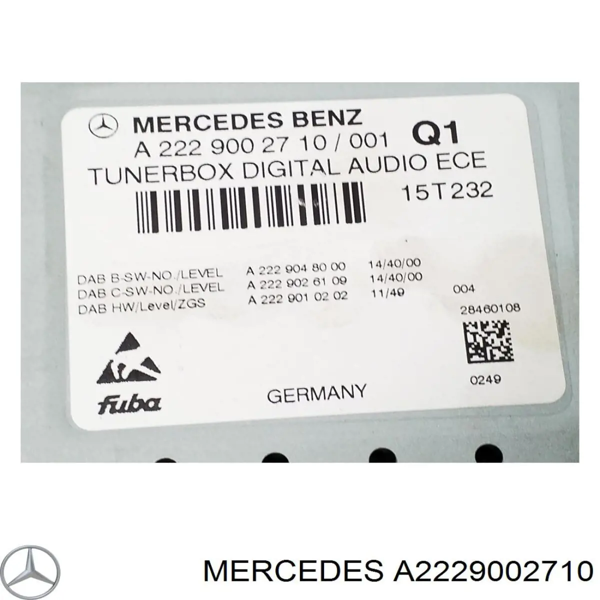  A2229002710 Mercedes