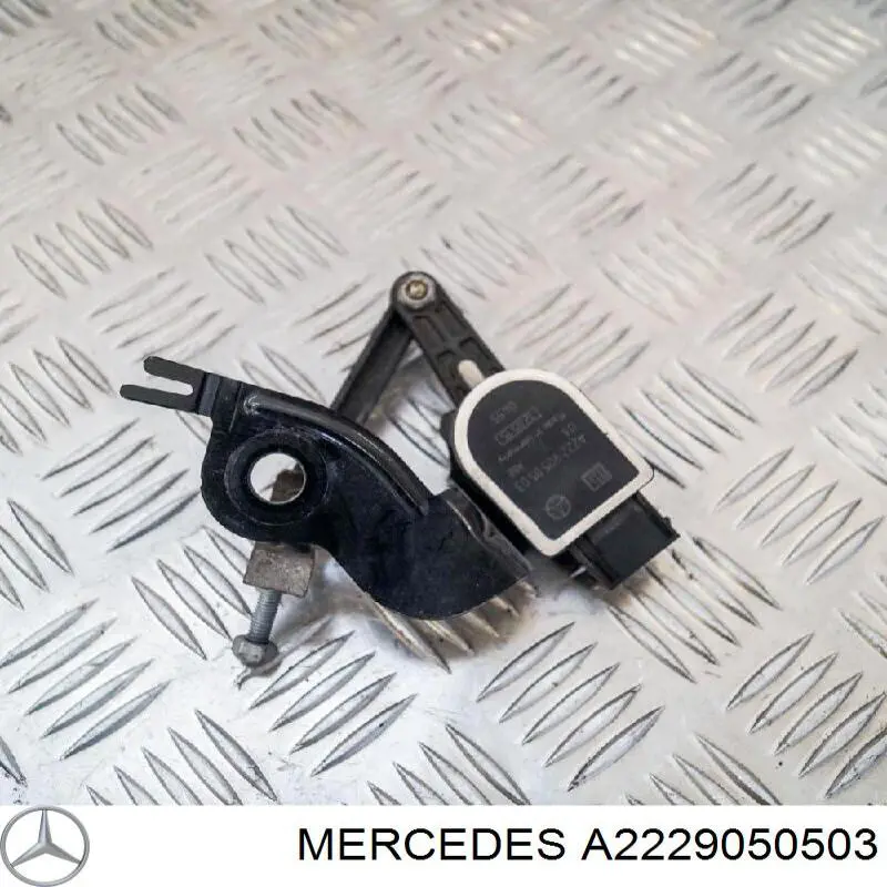 A2229050503 Mercedes sensor, nivel de suspensión neumática, trasero