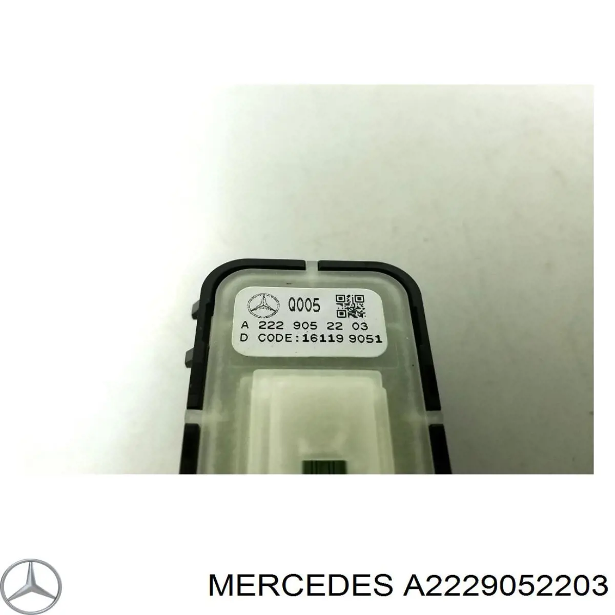Interruptor motor elevalunas delantero derecho Mercedes A2229052203