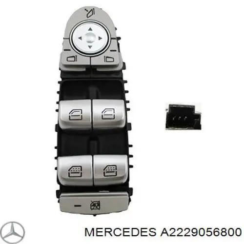 Unidad de control elevalunas delantera izquierda para Mercedes GLC (X253)