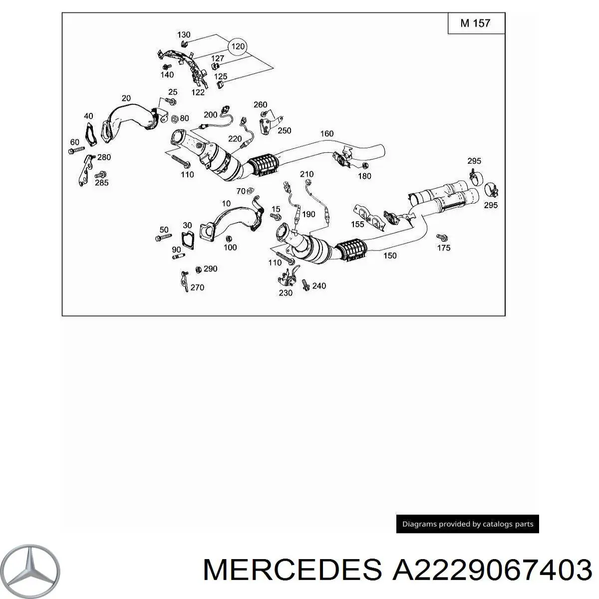  Mercedes A2229067403 precio, desde 468,01 EUR