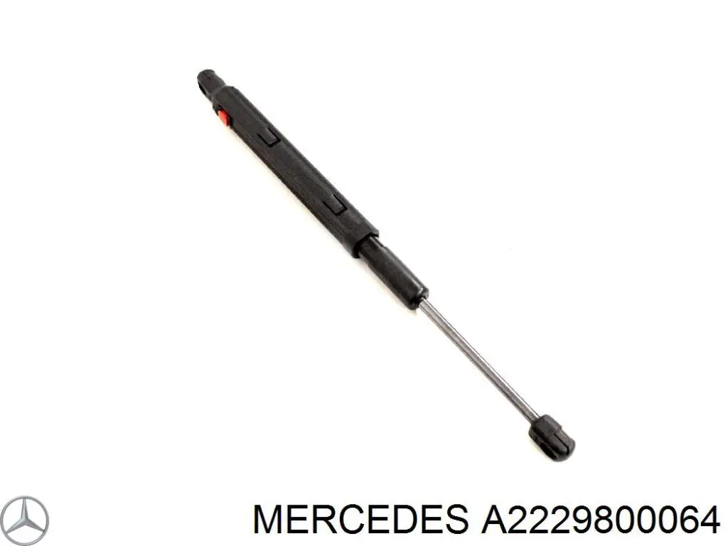 A2229800064 Mercedes muelle neumático, capó de motor izquierdo