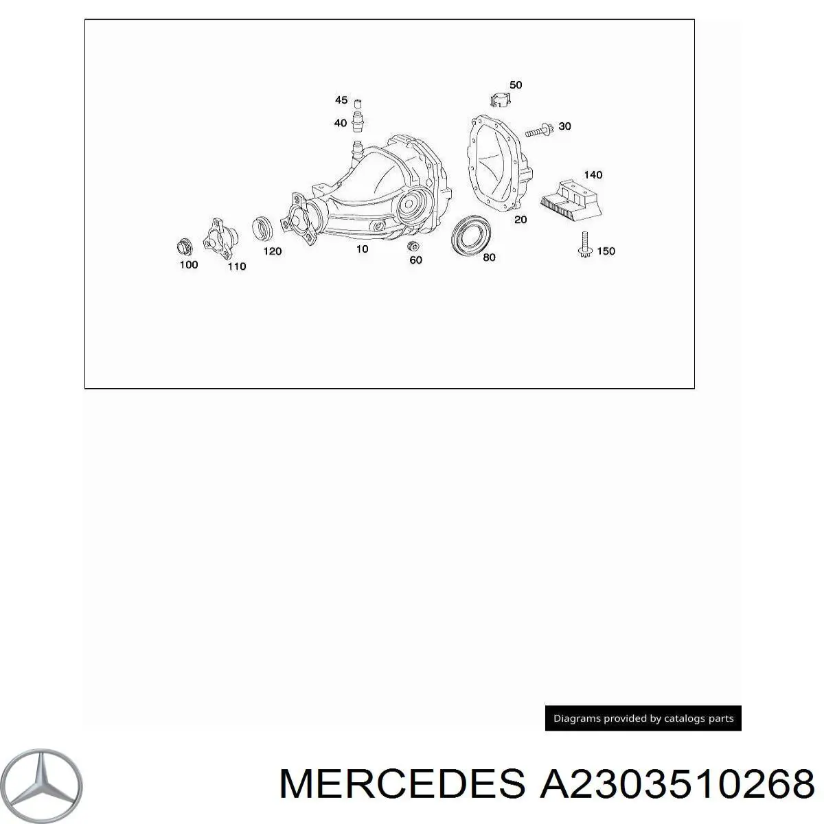  Mercedes A2303510268 precio, desde 2,69 EUR