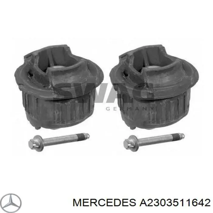 Silentblock del subchasis trasero Mercedes A2303511642 precio, desde 32,29 EUR