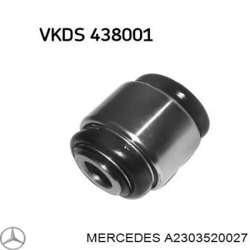 A2303520027 Mercedes silentblock de mangueta trasera