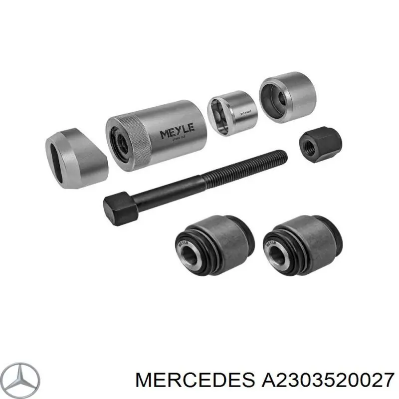 Buje de mangueta trasera A2303520027 Mercedes