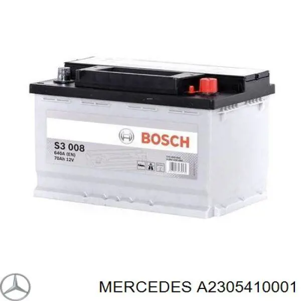 Batería de arranque MERCEDES A2305410001