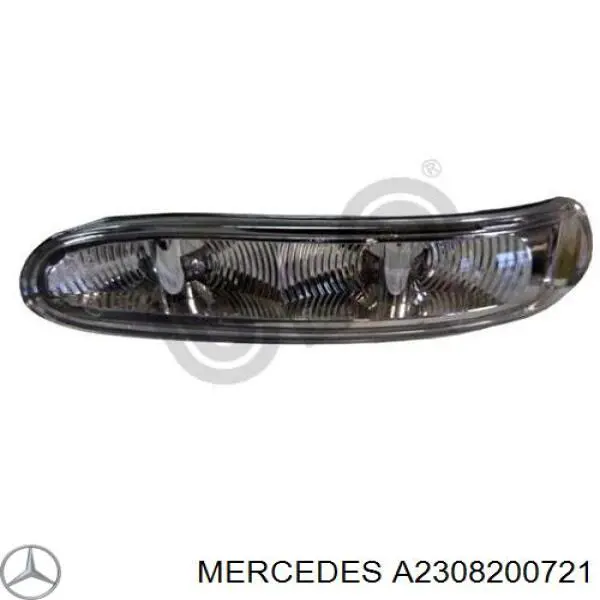 Luz intermitente de retrovisor exterior izquierdo para Mercedes CLK (C209)