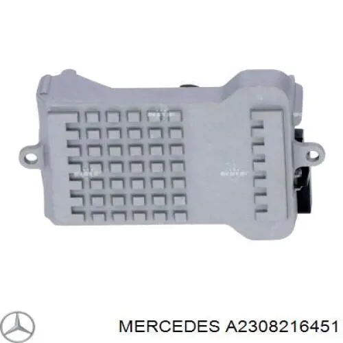 A2308216451 Mercedes resitencia, ventilador habitáculo