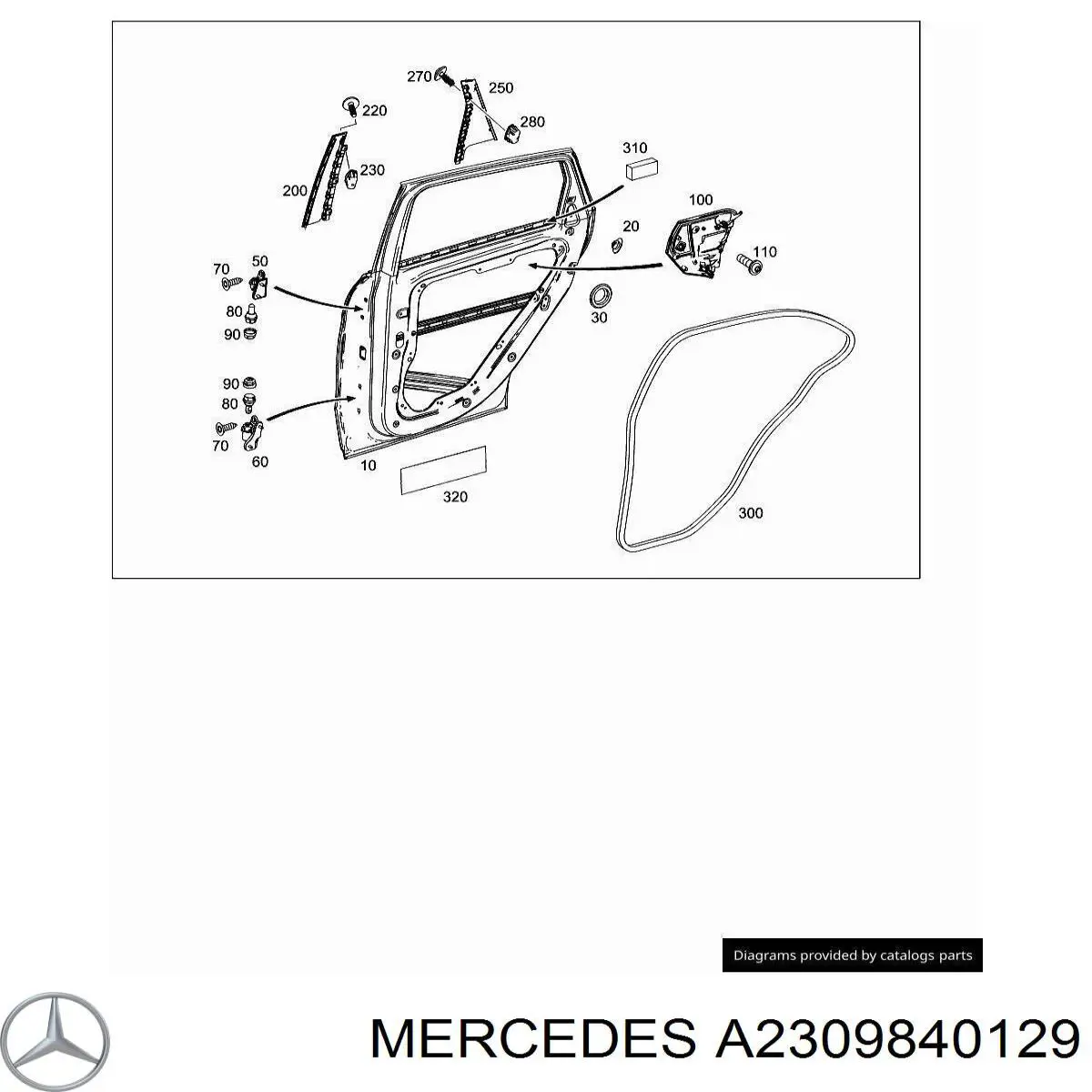  Mercedes A2309840129 precio, desde 9,14 EUR