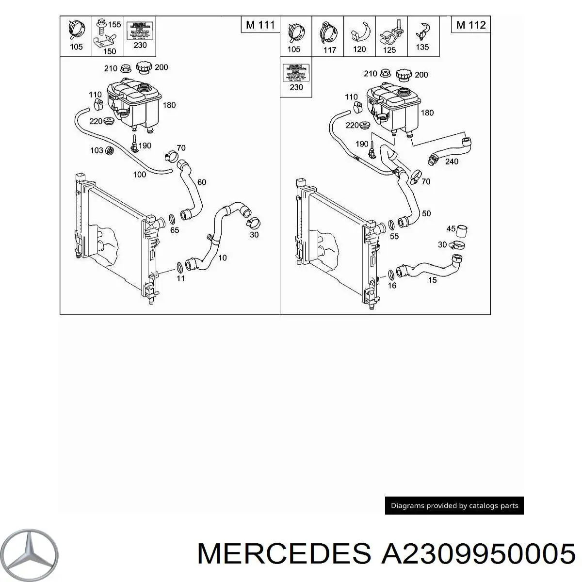 A2309950005 Mercedes