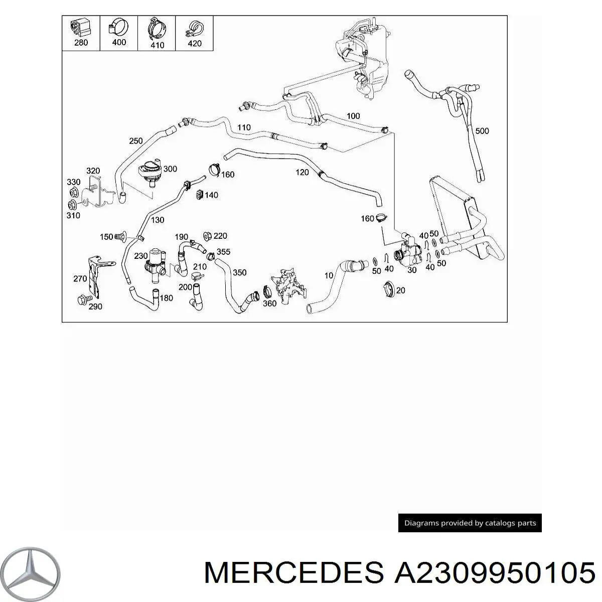  A2309950105 Mercedes