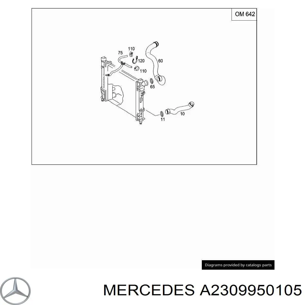  Mercedes A2309950105 precio, desde 5,08 EUR