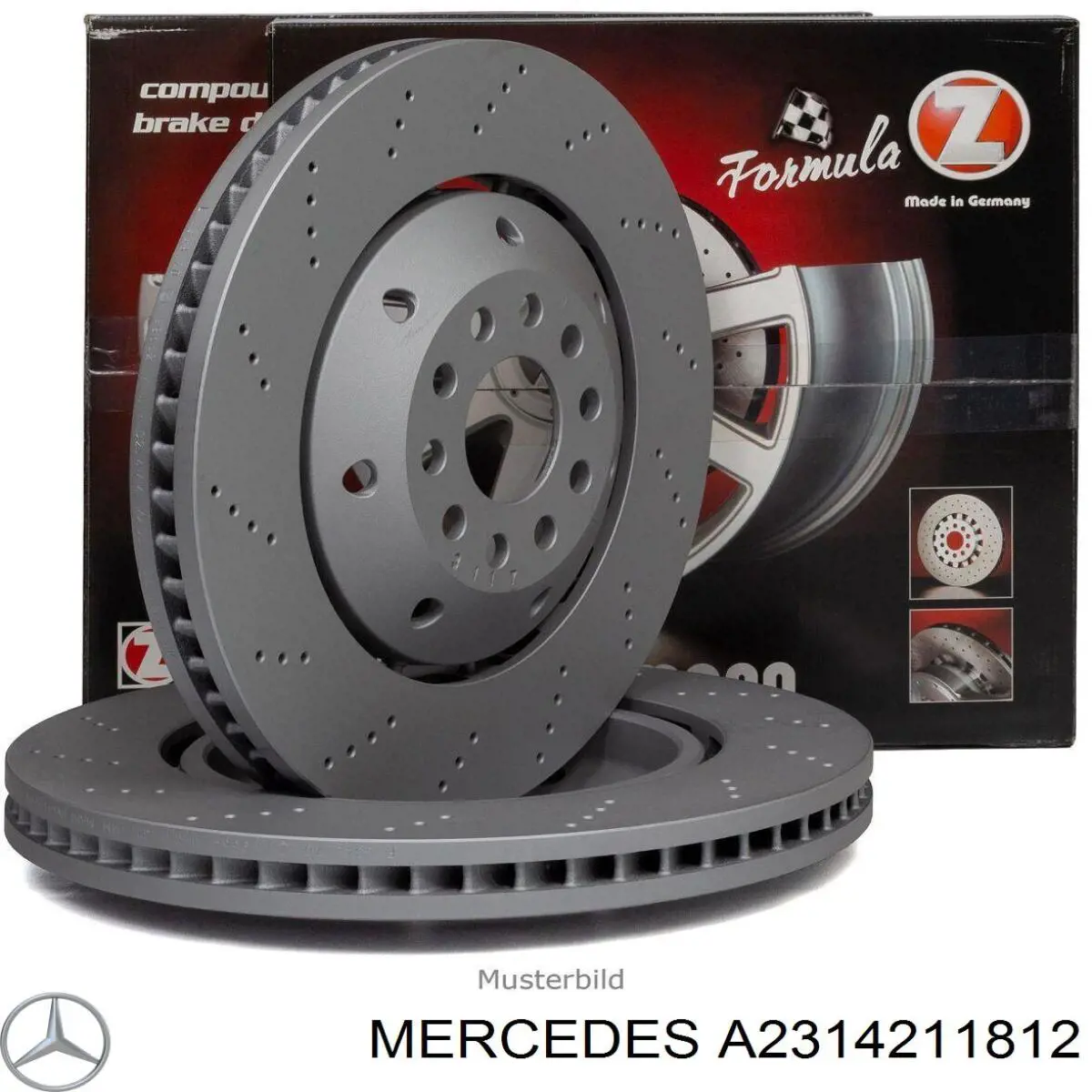 Frenos delanteros Mercedes A2314211812 precio, desde 490,32 EUR