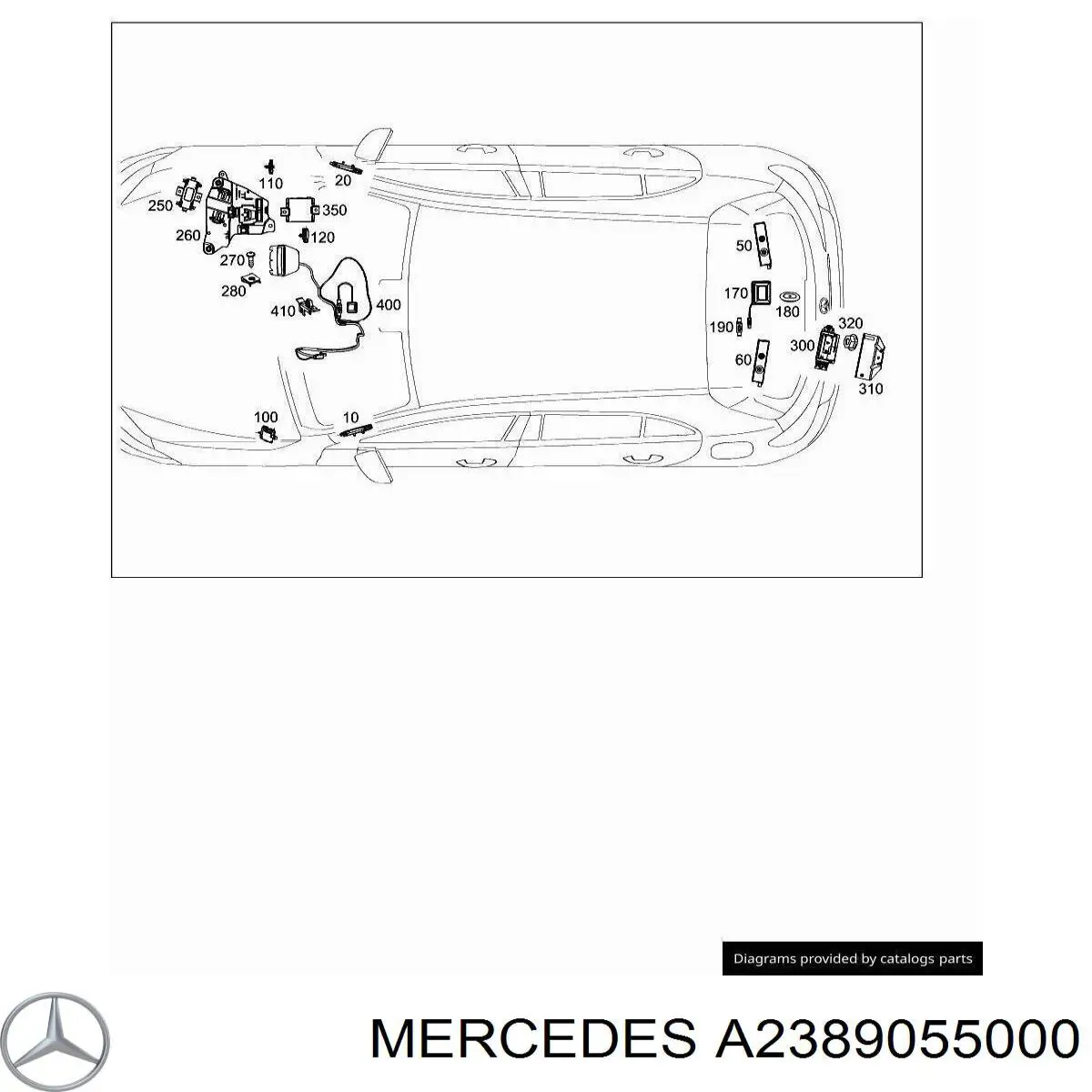  Mercedes A2389055000 precio, desde 106,00 EUR