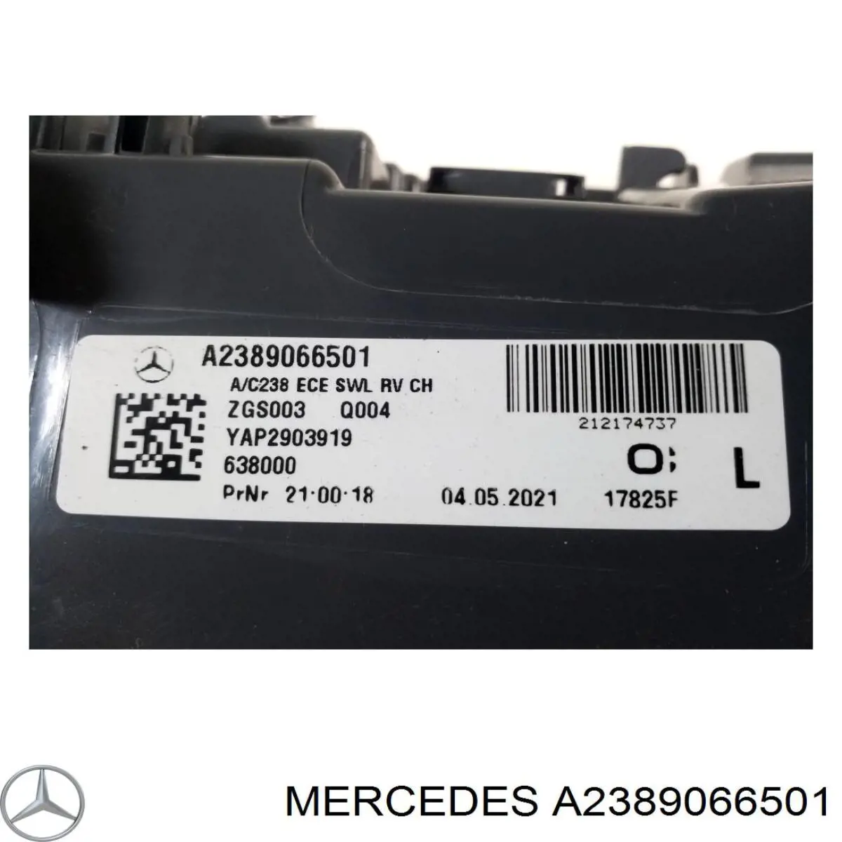 Piloto trasero exterior izquierdo Mercedes A2389066501 precio, desde 196,83 EUR