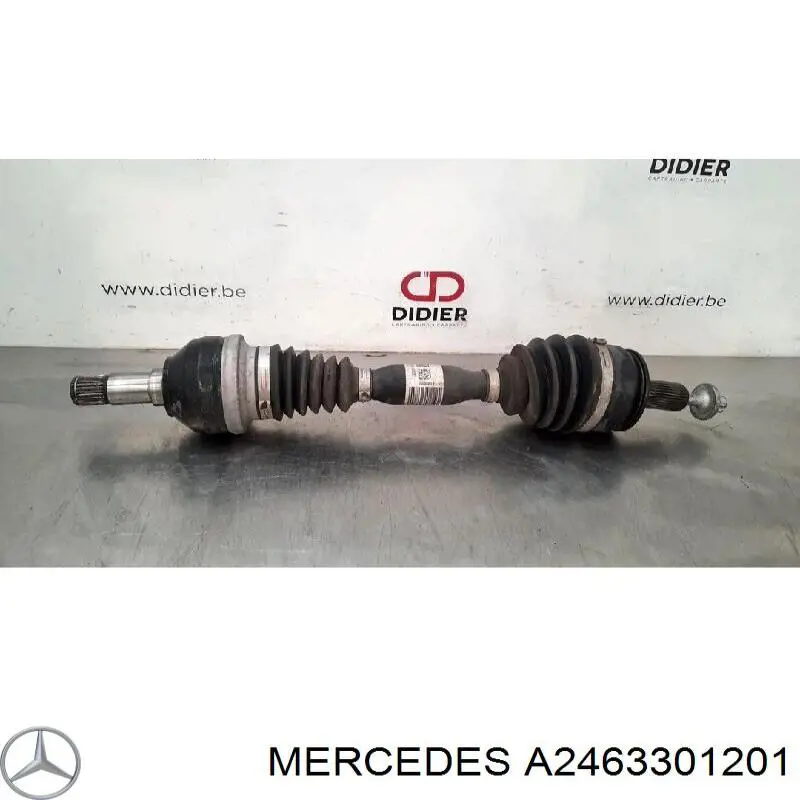 A2463301201 Mercedes árbol de transmisión delantero izquierdo