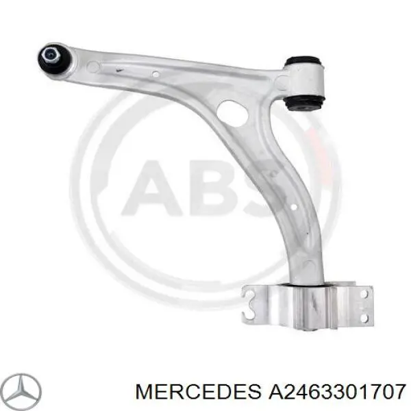 A2463301707 Mercedes barra oscilante, suspensión de ruedas delantera, inferior izquierda