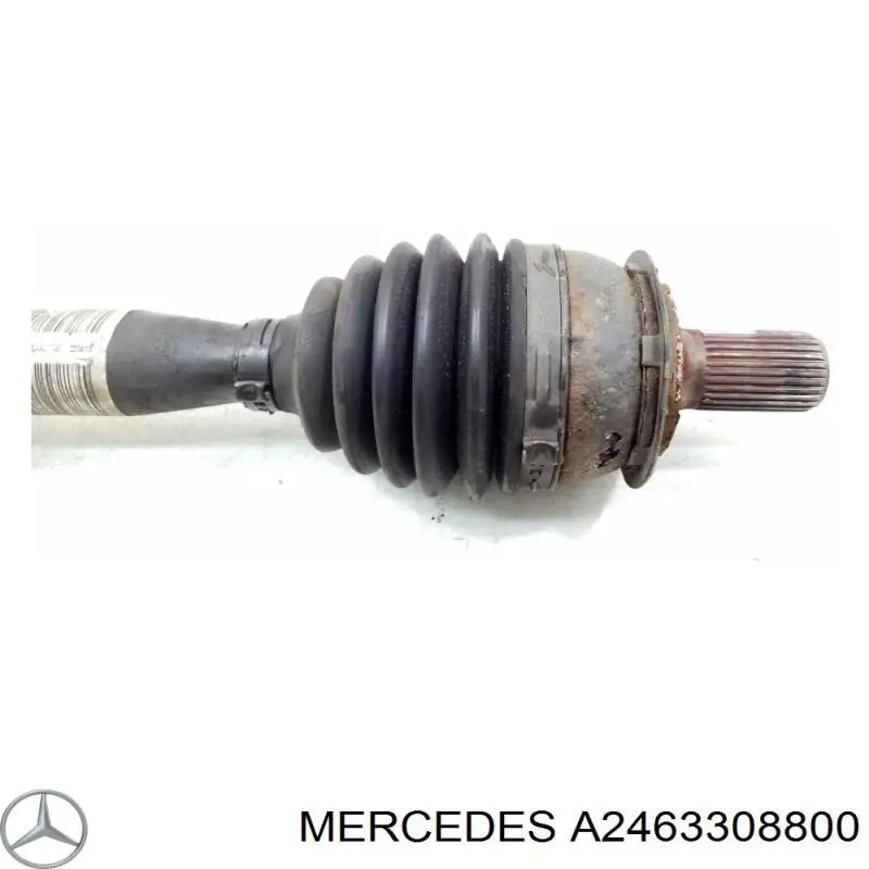 A2463308800 Mercedes árbol de transmisión delantero izquierdo